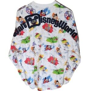 Ink and Paint Walt Disney World Spirit Jersey Adult Size Small Mickey & Friends